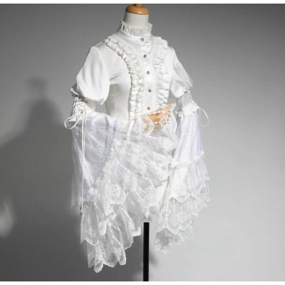 Fotion Siren Bell Sleeve Blouse(Reservation/2 Colours/Full Payment Without Shipping)